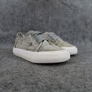 Blowfish Shoes Toddler 7 Sneakers Slip On Casual Canvas Distressed Gray Baby Kid